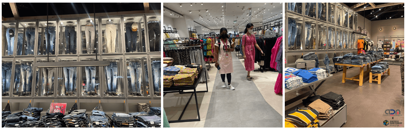 Lulu Mall Retail outlet Visit by Fashion department Students of ADM
